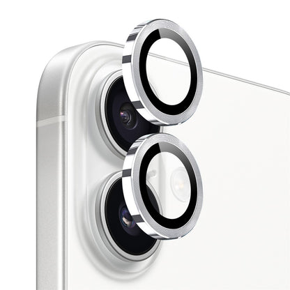 NORTHJO 1 Set For iPhone 17 Tempered Glass Camera Lens Film CD Veins Metal Ring Lens Guard
