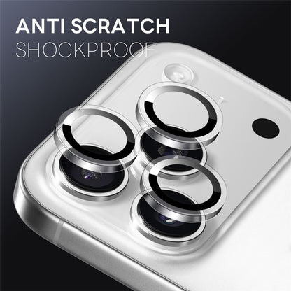 NORTHJO 1Set Clear Lens Film for iPhone 17 Pro Max / 17 Pro Camera Lens Protector Tempered Glass Metal Ring Guard