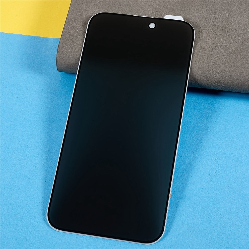 For iPhone 14 Pro Max 180 Degree Anti-spy Tempered Glass Film Anti-scratch Full Glue Matte Full Screen Protector