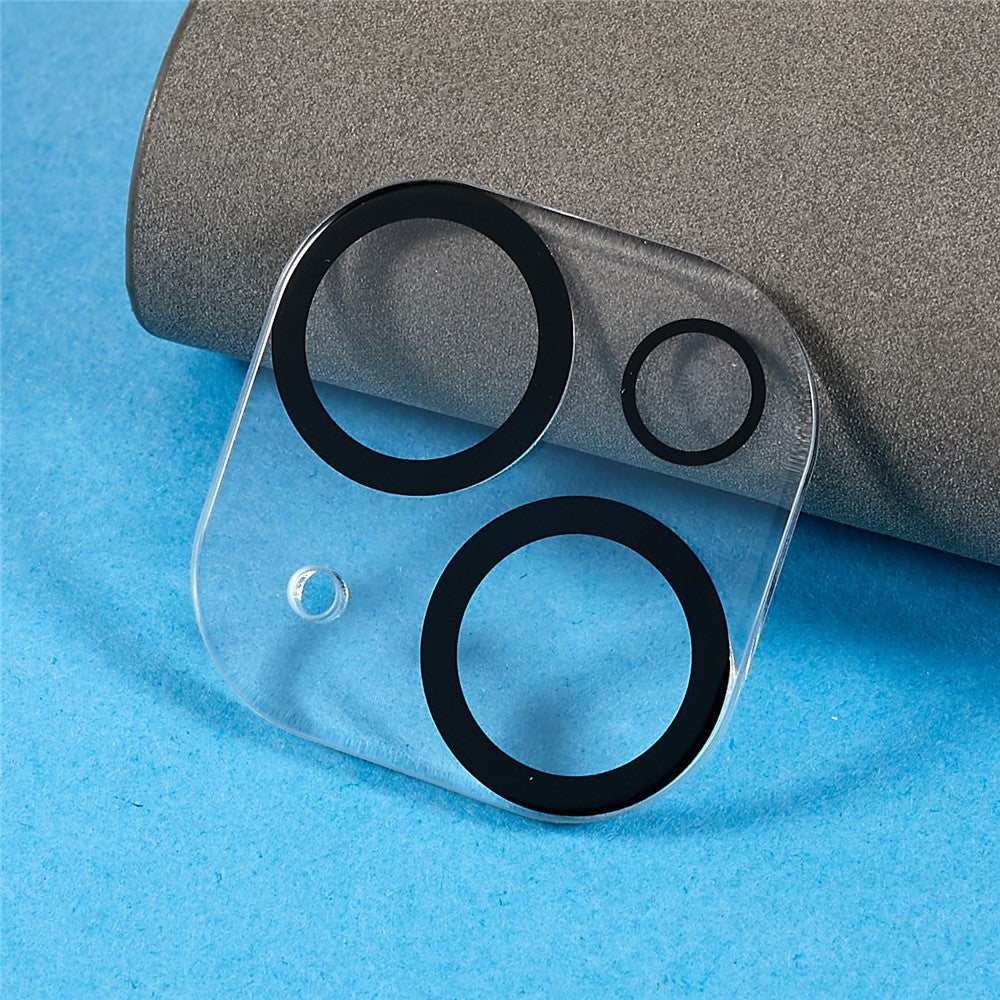 For iPhone 14 / 14 Plus Tempered Glass Anti-exposure Lens Protector One-piece Anti-scratch Rear Camera Guard