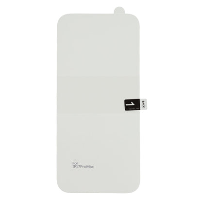 For iPhone 17 Pro Max PET Hydrogel Film Full Coverage HD Clear Screen Protector