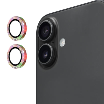 ENKAY HAT PRINCE For iPhone 17 Camera Lens Protector  Glitter Decor Tempered Glass Lens Film