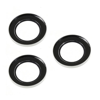 For iPhone 17 Pro Max / 17 Pro Camera Lens Protector Set Bling Glitter Metal Ring Tempered Glass Lens Film