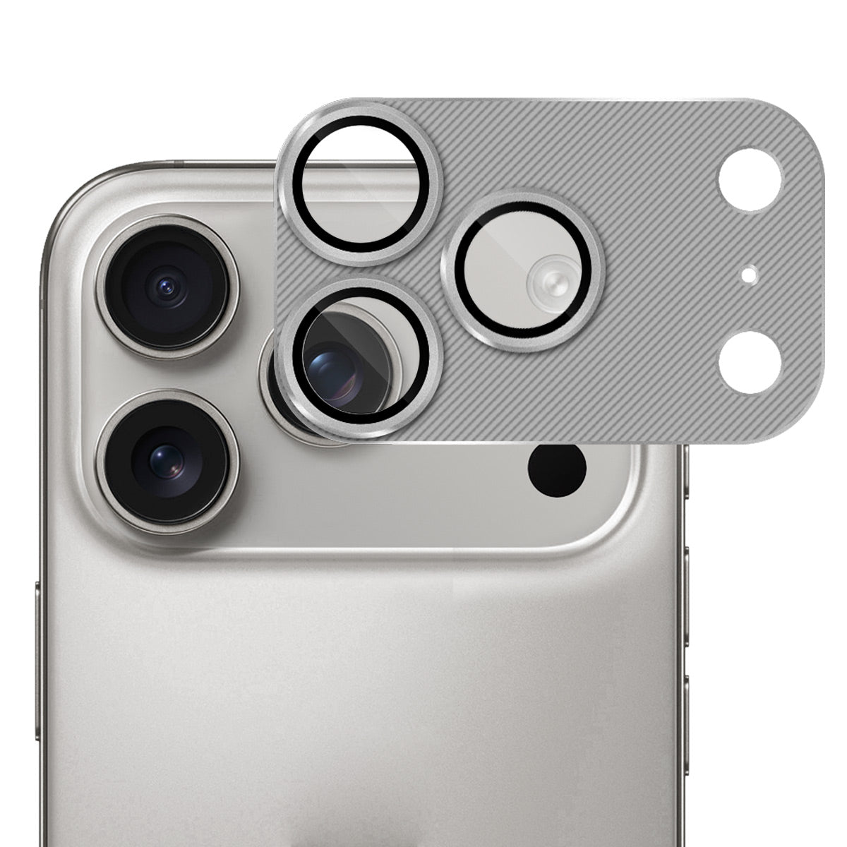 ENKAY HAT PRINCE For iPhone 17 Pro Max Camera Lens Protector   Aluminium Alloy + Tempered Glass Lens Film