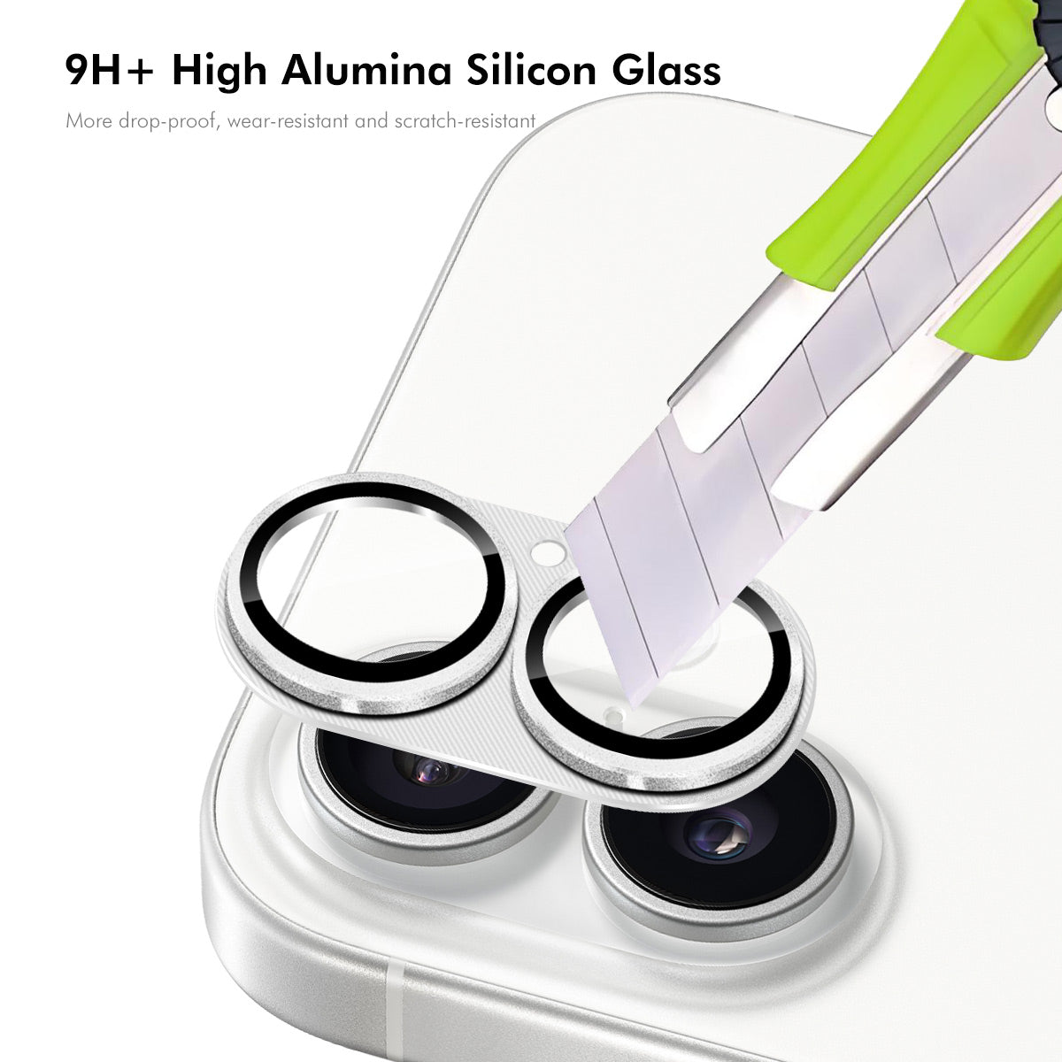 ENKAY HAT PRINCE For iPhone 17 Camera Lens Protector   Aluminium Alloy + Tempered Glass Lens Film