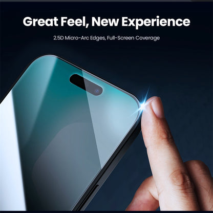 NILLKIN For iPhone 17 Pro Max Anti-Peep Screen Protector Anti-Scratch AGC Glass Full Screen Film