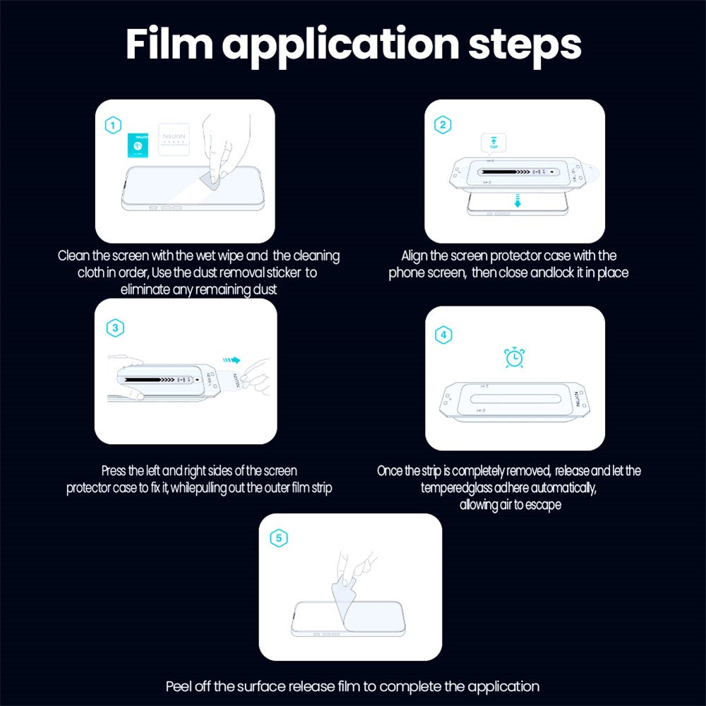 NILLKIN For iPhone 17 Pro Max Anti-Peep Screen Protector Anti-Scratch AGC Glass Full Screen Film