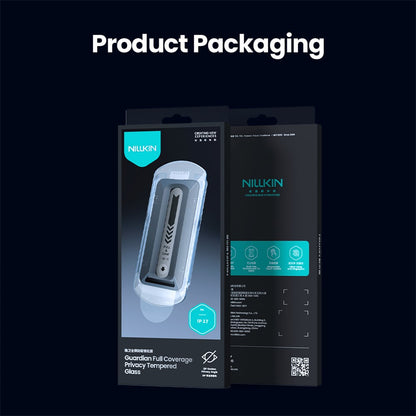 NILLKIN For iPhone 17 Pro Max Anti-Peep Screen Protector Anti-Scratch AGC Glass Full Screen Film