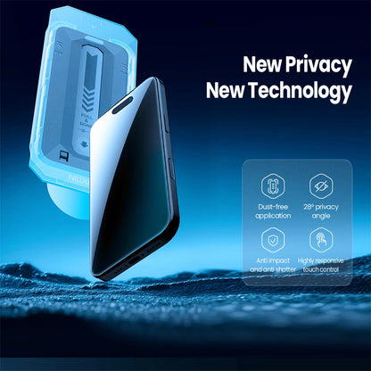 NILLKIN For iPhone 17 Pro Max Anti-Peep Screen Protector Anti-Scratch AGC Glass Full Screen Film