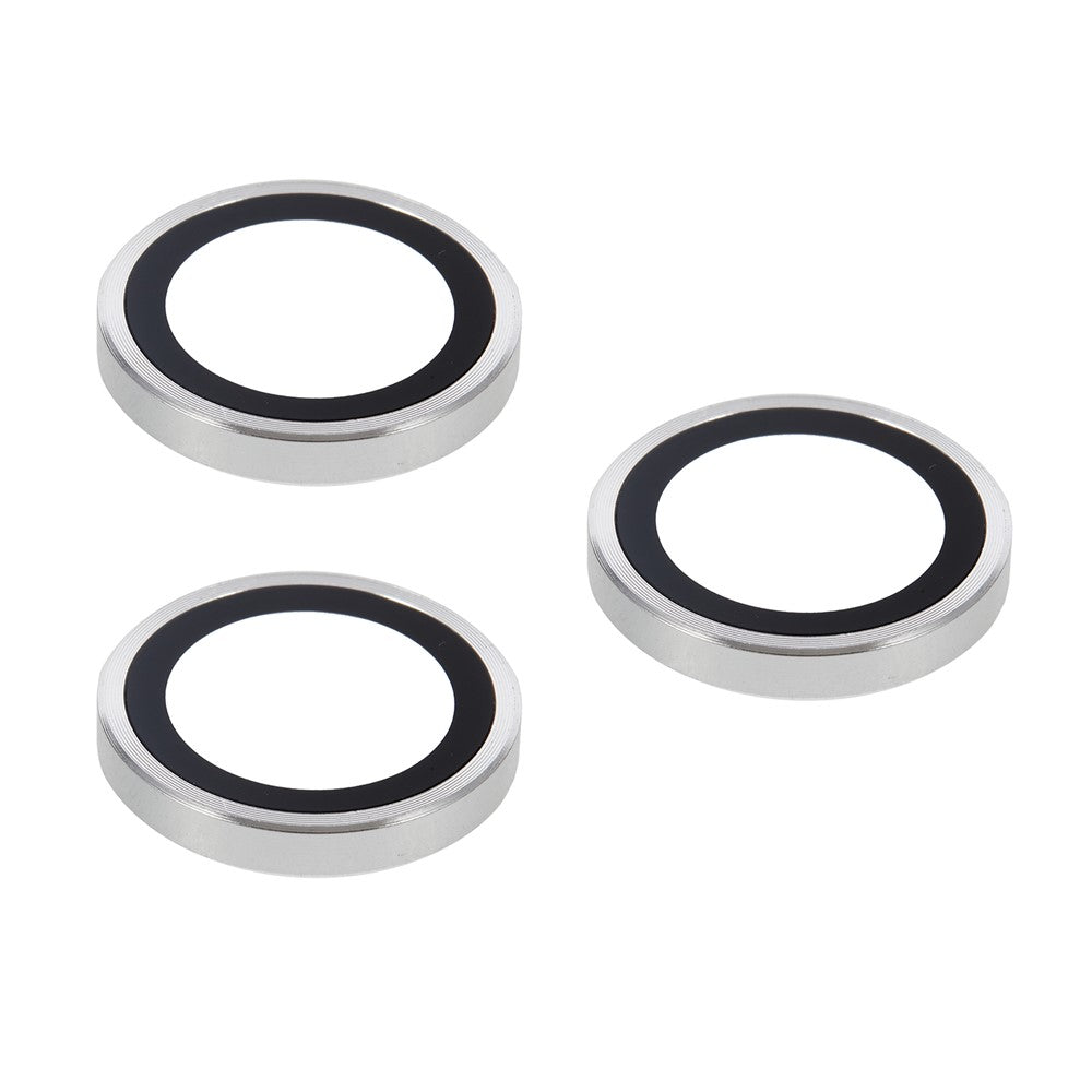 For iPhone 17 Pro Max  /  17 Pro Camera Lens Protector Metal Ring Tempered Glass Film