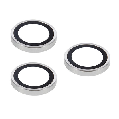 For iPhone 17 Pro Max  /  17 Pro Camera Lens Protector Metal Ring Tempered Glass Film