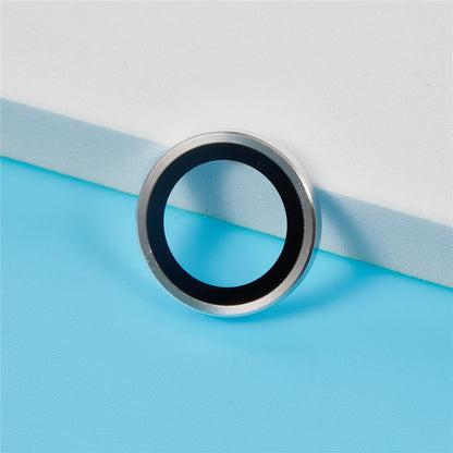 For iPhone 17 Pro Max  /  17 Pro Camera Lens Protector Metal Ring Tempered Glass Film
