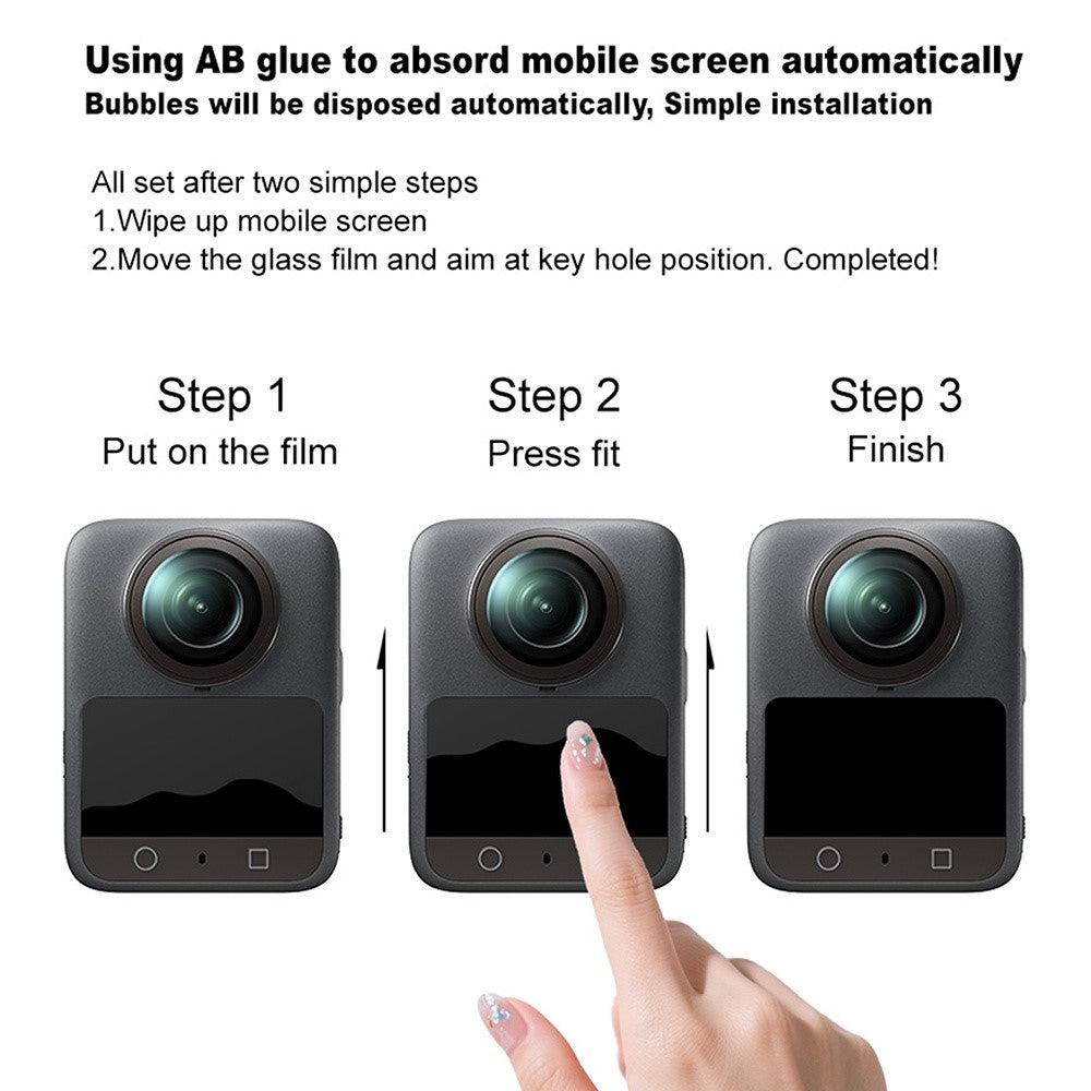 IMAK H Series For Insta360 Go Ultra Tempered Glass Screen Protector Camera Film