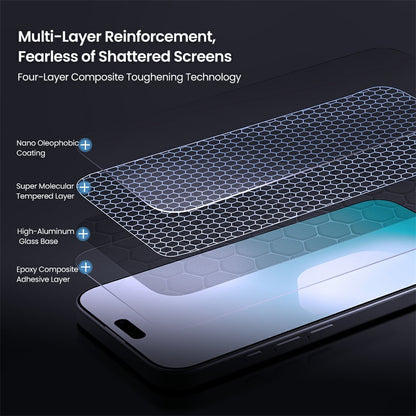 NILLKIN H+Pro for iPhone 17 Pro Screen Protector 9H Anti-Scratch Tempered Glass Film