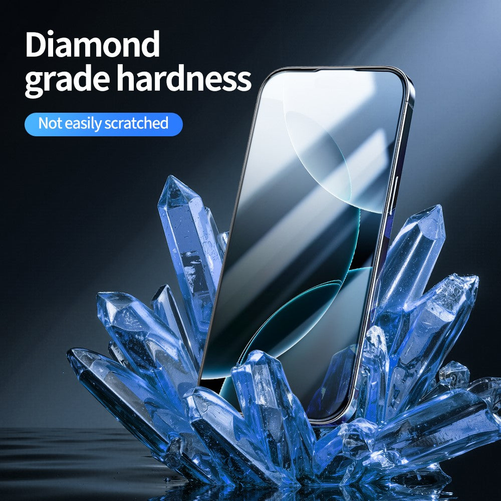 DO AS YOU WISH For iPhone 16 Pro Max Screen Protector Silk Printing Full Glue High Aluminum-silicon Glass Film