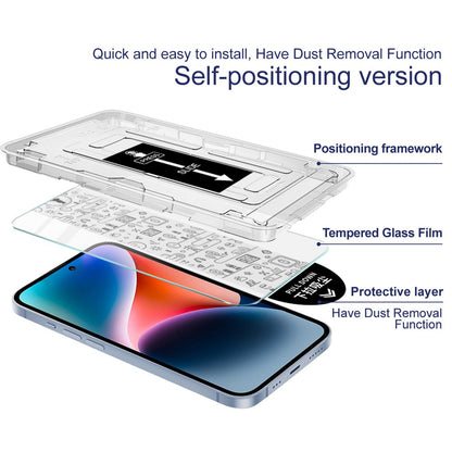 IMAK H Series For Xiaomi 15T Pro / 15T Tempered Glass Screen Protector Dust-free Installation Film (Fingerprint Unlock)