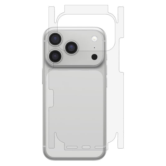 For iPhone 17 Pro Phone Back Side Protector Full Coverage Soft PET Film