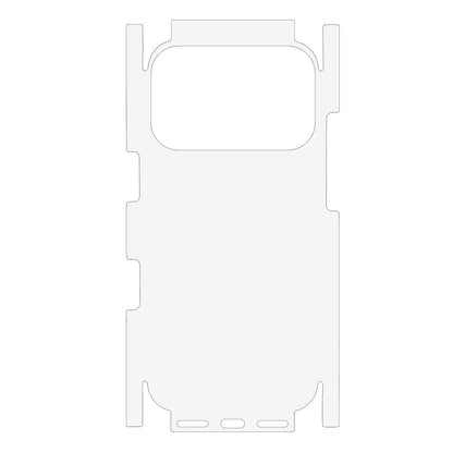 For iPhone 17 Pro Phone Back Side Protector Full Coverage Soft PET Film