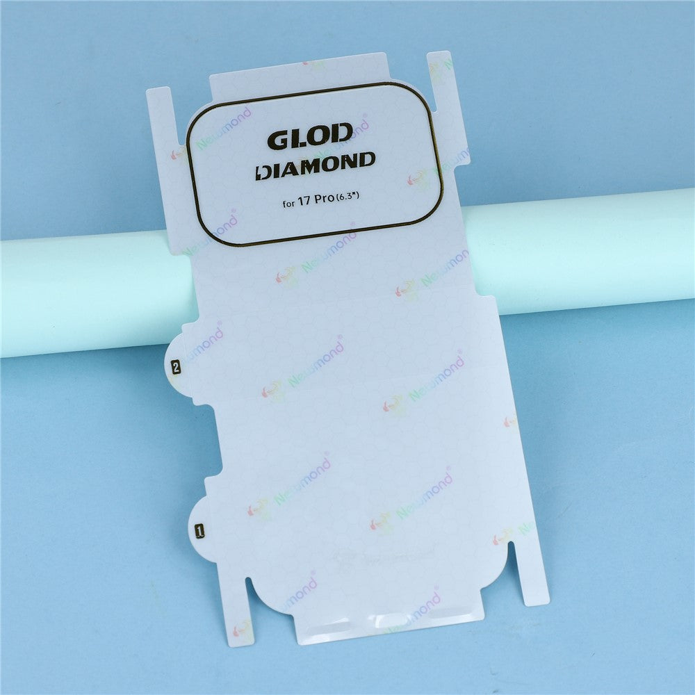 For iPhone 17 Pro Phone Back Side Protector Full Coverage Soft PET Film