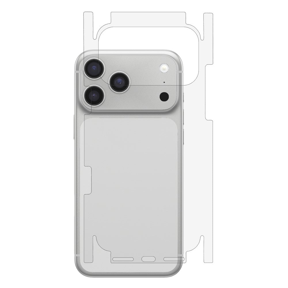 For iPhone 17 Pro Max Phone Back Side Protector Full Coverage Soft PET Film