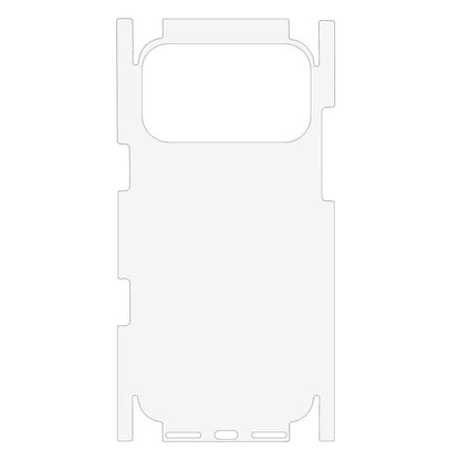 For iPhone 17 Pro Max Phone Back Side Protector Full Coverage Soft PET Film