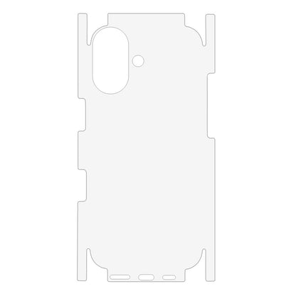 For iPhone 17 Phone Back Side Protector Full Coverage Soft PET Film