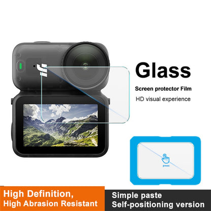 IMAK For DJI Osmo Nano Clear Tempered Glass Screen Protector with Self Positioning Frame