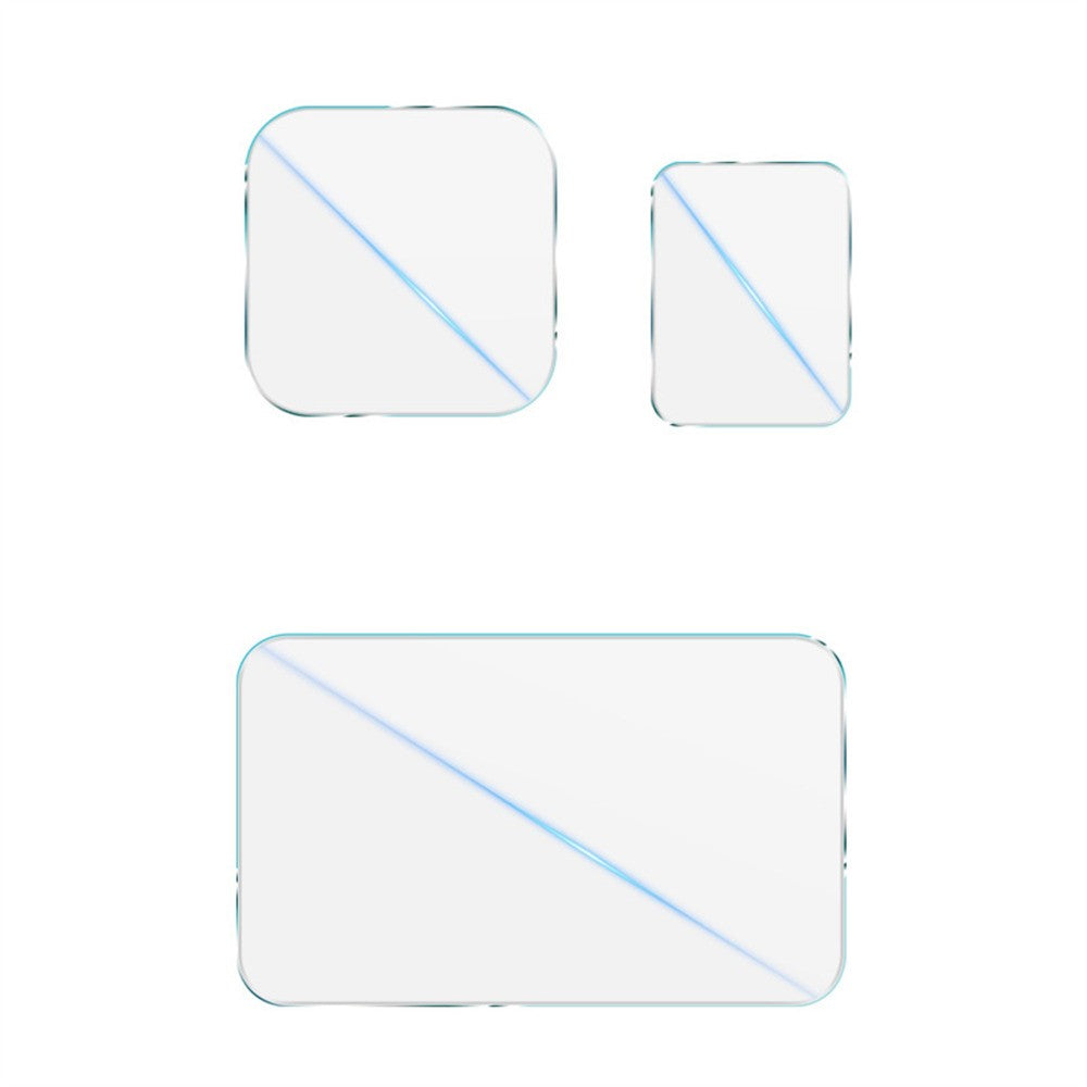IMAK For Insta360 Ace Pro Tempered Glass Screen Protector + Lens Film Set with Self Positioning Frame