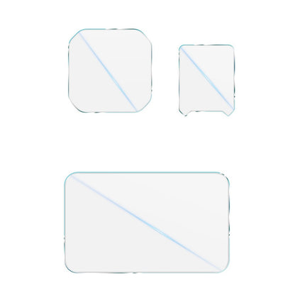 IMAK For Insta360 Ace Pro 2 Tempered Glass Screen Protector + Lens Film Set with Self Positioning Frame