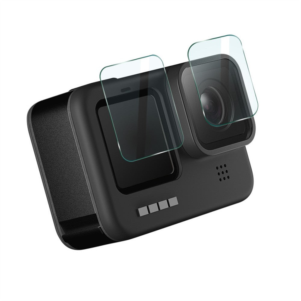 IMAK For Insta360 Ace Pro 2 Tempered Glass Screen Protector + Lens Film Set with Self Positioning Frame