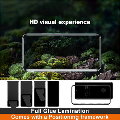 IMAK For Xiaomi Poco M8 Pro 5G / Redmi Note 15 Pro+ 5G (Global) / Poco M8 Pro 5G Full Screen Protector 3D Curved Full Glue Tempered Glass Film with Positioning Frame (Fingerprint Unlock)