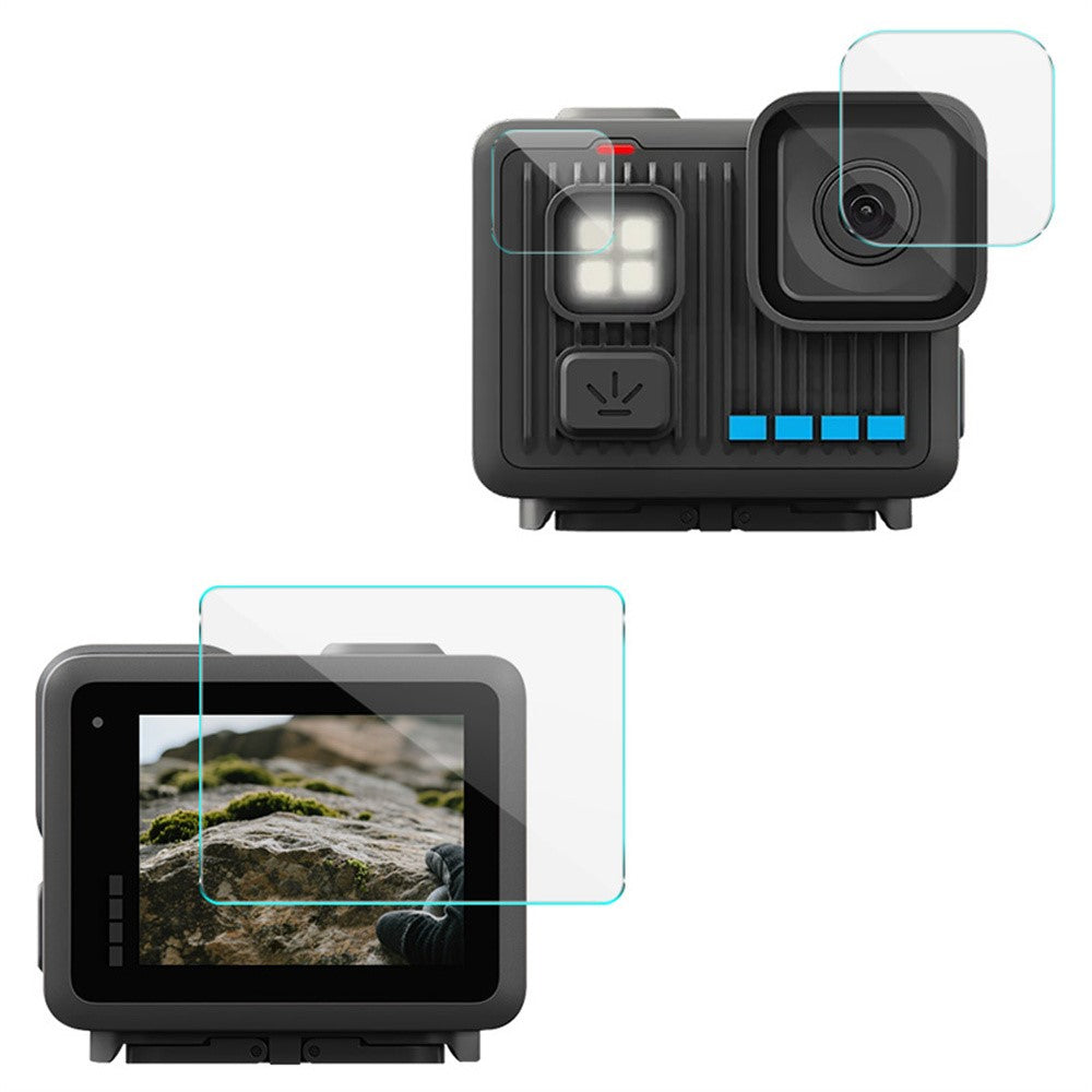 IMAK For GoPro LIT Hero Camera Tempered Glass Screen Protector + Lens Protector Kit