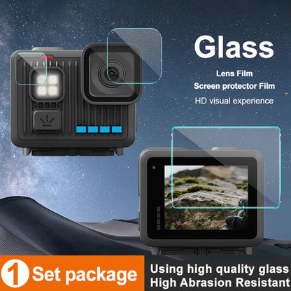 IMAK For GoPro LIT Hero Camera Tempered Glass Screen Protector + Lens Protector Kit