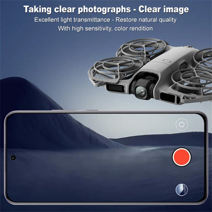 IMAK 2Pcs / Set For DJI Neo 2 Drone Lens Protector Ultra Clear Tempered Glass Lens Film