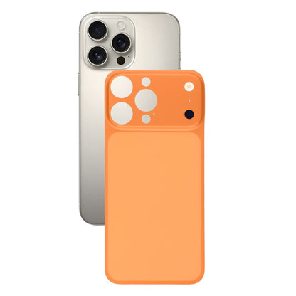 For iPhone 16 Pro Max Back Cover Film Transform to 17 Pro Max Full Coverage PMMA Phone Back Protector