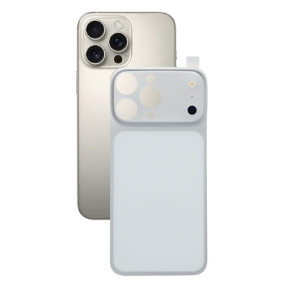 For iPhone 16 Pro Max Back Cover Film Transform to 17 Pro Max Full Coverage PMMA Phone Back Protector