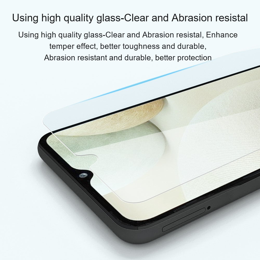 AMORUS For Samsung Galaxy A57 5G Front Screen Protector 2.5D Arc Edge 9H High Aluminum-Silicon Glass Film
