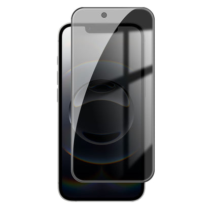 For iPhone 17e / 16e Anti Spy Privacy Full Screen Protector Black Edge High Aluminium-silicon Glass Film