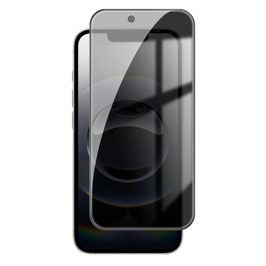 For iPhone 17e / 16e Anti Spy Privacy Full Screen Protector Black Edge High Aluminium-silicon Glass Film