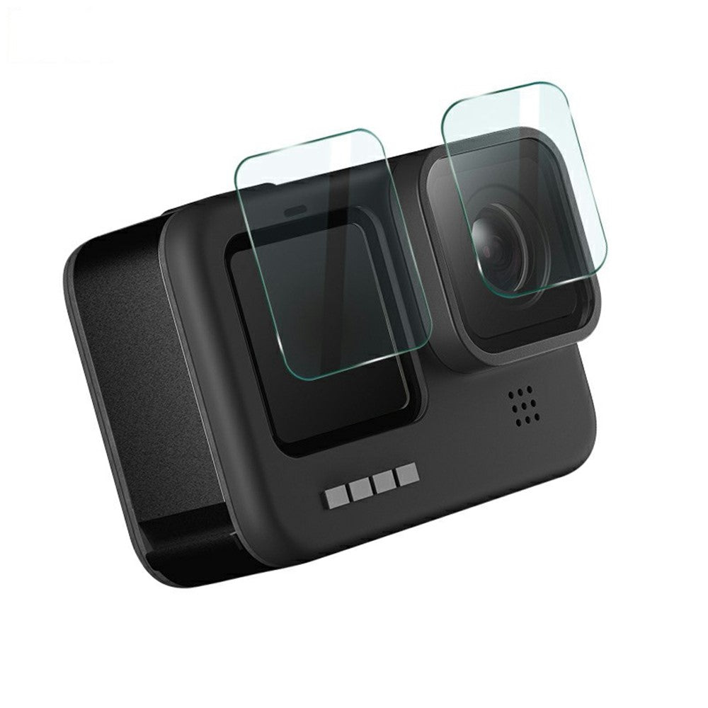 IMAK For DJI Osmo Action 6 Tempered Glass Screen Protector Set with Back / Front / Lens Protector (Self Positioning Frame)