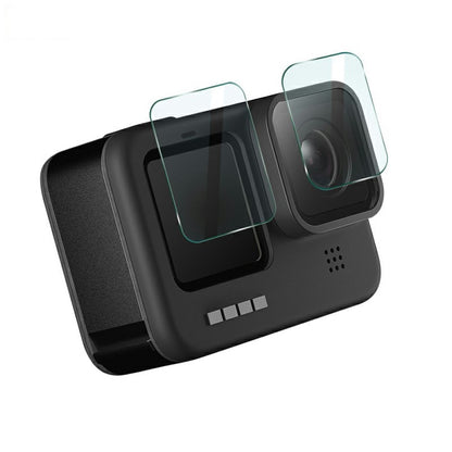 IMAK For DJI Osmo Action 6 Tempered Glass Screen Protector Set with Back / Front / Lens Protector (Self Positioning Frame)