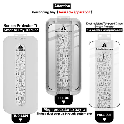IMAK For iPhone 16 Pro Max Tempered Glass Full Screen Protector Full Glue Film with Dust-free Installation Tool