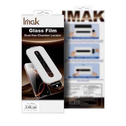 IMAK For iPhone 16 Pro Max Tempered Glass Full Screen Protector Full Glue Film with Dust-free Installation Tool