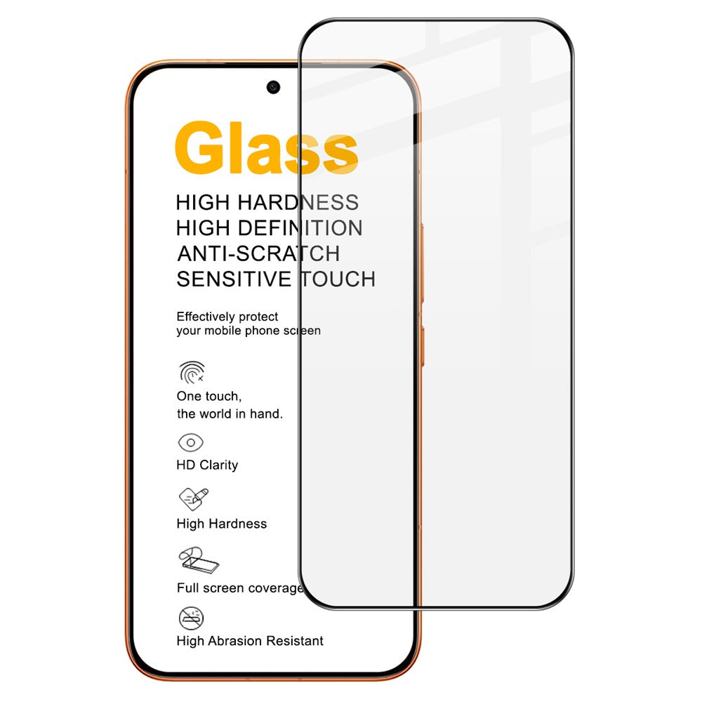 IMAK Pro+ Series For Xiaomi Redmi Turbo 5 Max 5G  /  Poco X8 Pro Max 5G Screen Protector Full Coverage Tempered Glass Film (Fingerprint Unlock)