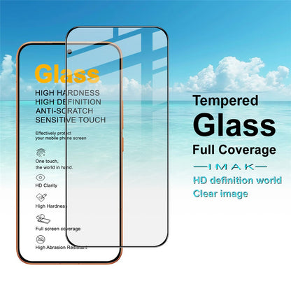 IMAK Pro+ Series For Xiaomi Redmi Turbo 5 Max 5G  /  Poco X8 Pro Max 5G Screen Protector Full Coverage Tempered Glass Film (Fingerprint Unlock)