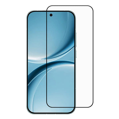 For Xiaomi Poco X8 Pro 5G / Redmi Turbo 5 5G Full Screen Protector Full Glue Arc Edge HD High Aluminium-silicon Glass Film with Black Silk Print Edge (Fingerprint Unlock)