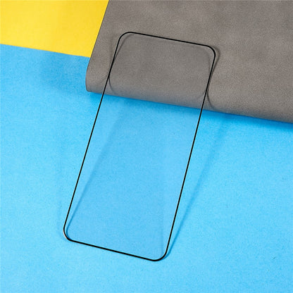 For Xiaomi Poco X8 Pro 5G / Redmi Turbo 5 5G Full Screen Protector Full Glue Arc Edge HD High Aluminium-silicon Glass Film with Black Silk Print Edge (Fingerprint Unlock)