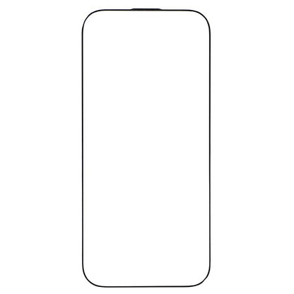 For iPhone 16e / iPhone 17e Full Tempered Glass Electroplated Silk-Print 0.33mm High Aluminium-Silicon Glass Screen Protector