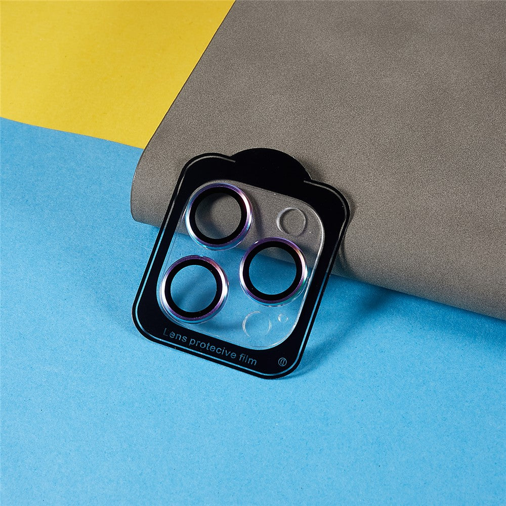 RURIHAI Phone Rear Camera Lens Protector For iPhone 14 Pro / 14 Pro Max Hard Metal + Acrylic Anti-scratch HD Clear Lens Film