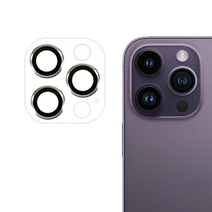 RURIHAI Phone Rear Camera Lens Protector For iPhone 14 Pro / 14 Pro Max Hard Metal + Acrylic Anti-scratch HD Clear Lens Film